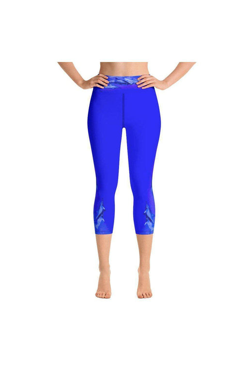 Navy blue Capri leggings - Boutique Isla Mona