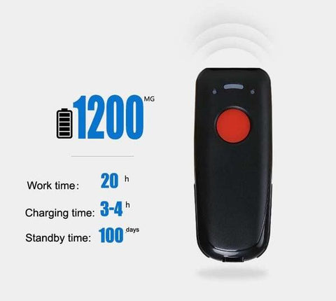 Bar code scanner battery life span 