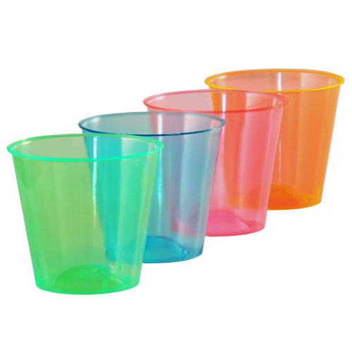 BarConic® 1 oz Neon Shot Cups - Assorted