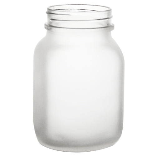 BarConic® Mason Jar Glass with No Handle - Frosted - 20 ounce - Case of 36