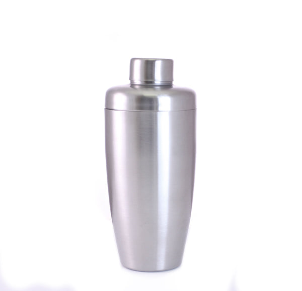 3 Piece Stainless Steel Flat Top Cocktail Shakers