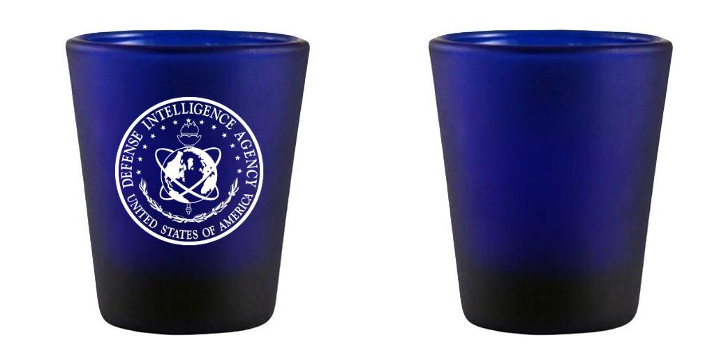 1.75oz Custom BarConic® Dark Blue Frosted Shot Glass