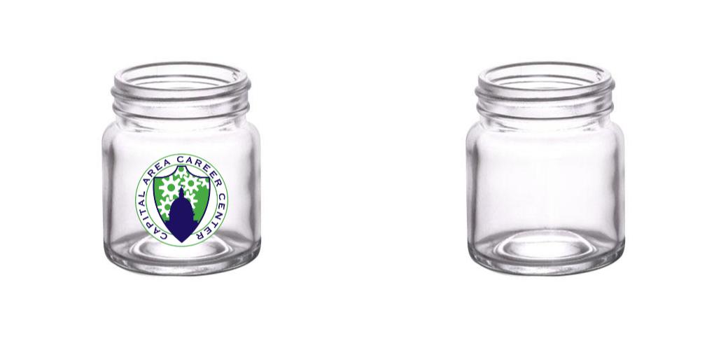 2 oz. Custom BarConic® Mini Mason Jar Shot Glass