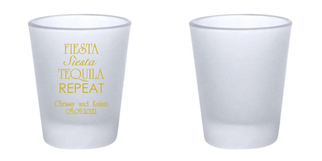 1.75oz Custom BarConic® Frosted Shot Glass