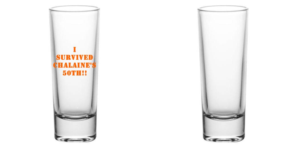 2oz Custom BarConic® Tall Shot Glasses - Clear