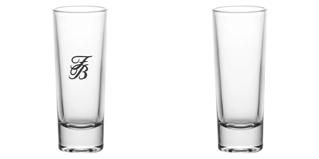 2oz Custom BarConic® Tall Shot Glasses - Clear