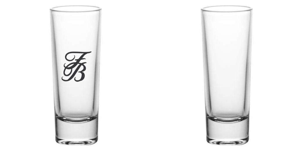 2oz Custom BarConic® Tall Shot Glasses - Clear