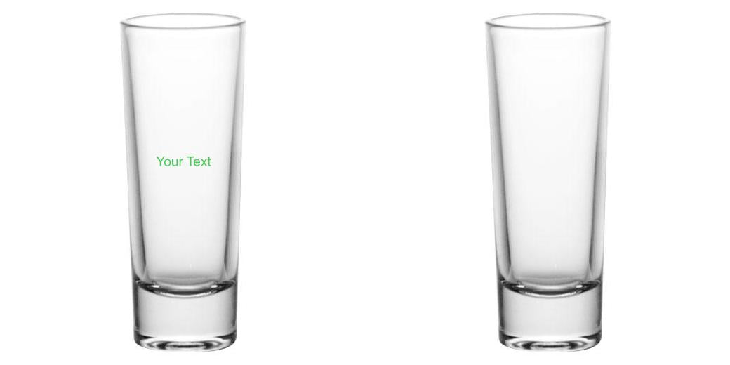 2oz Custom BarConic® Tall Shot Glasses - Clear