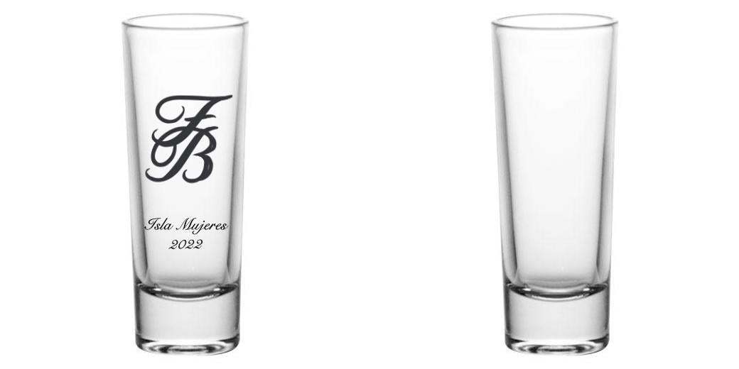 2oz Custom BarConic® Tall Shot Glasses - Clear