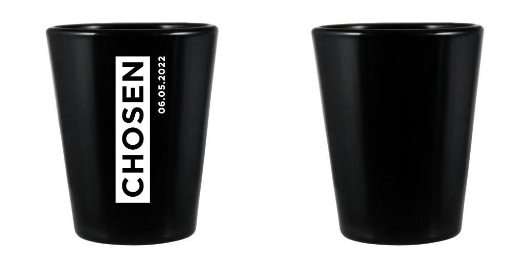 1.5 oz Custom BarConic® Black Shot Glass