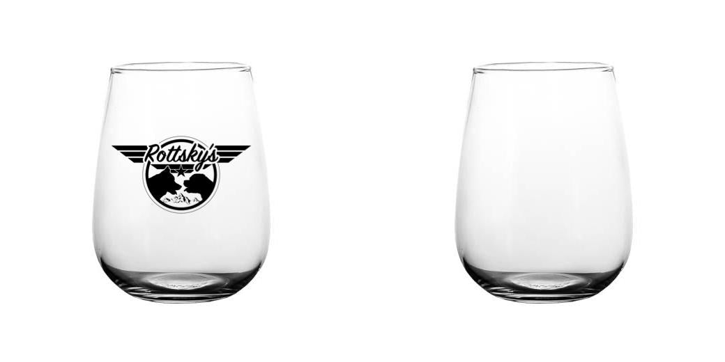 17 oz Printed BarConic® Stemless Wine Glass