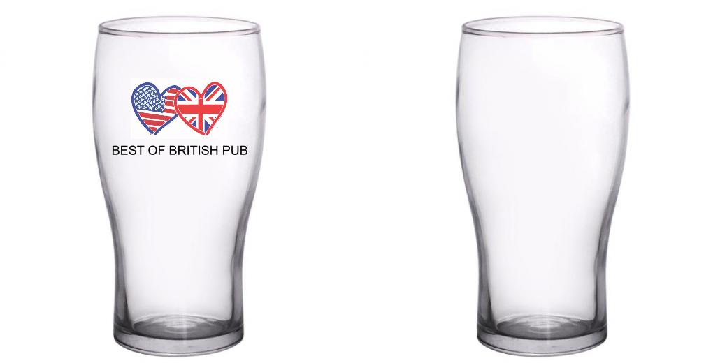 20 oz. Wholesale Custom BarConic® Pub Glass