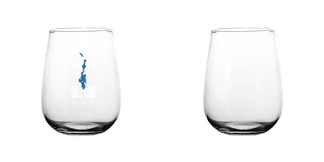 17 oz Printed BarConic® Stemless Wine Glass