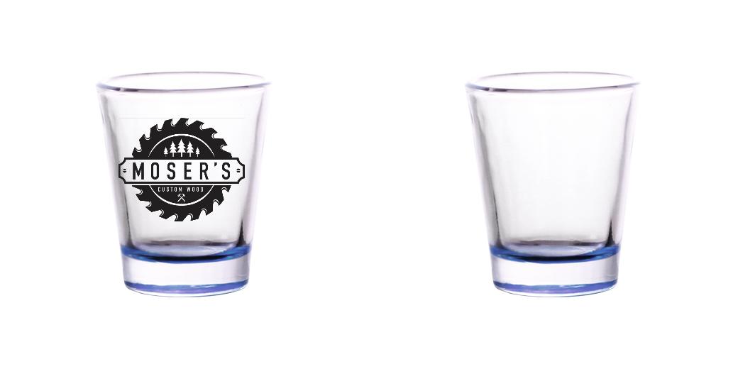 2 oz Custom BarConic® Colored Base Shot Glass