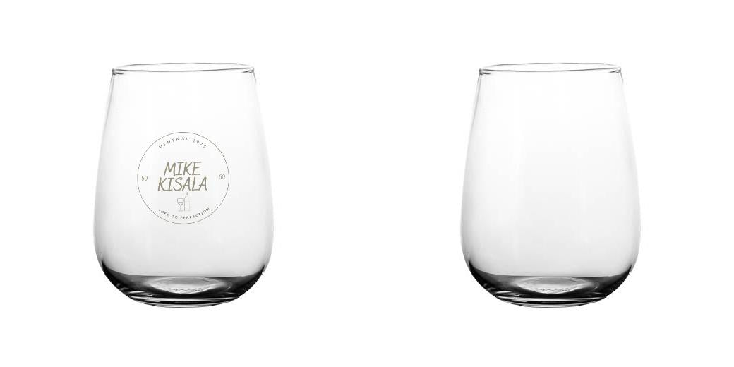 17 oz Printed BarConic® Stemless Wine Glass