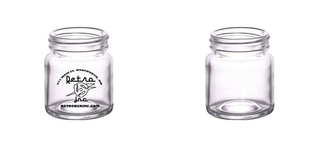 2 oz. Custom BarConic® Mini Mason Jar Shot Glass