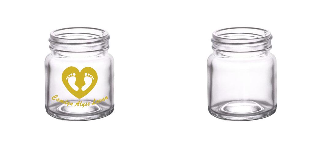 2 oz. Custom BarConic® Mini Mason Jar Shot Glass