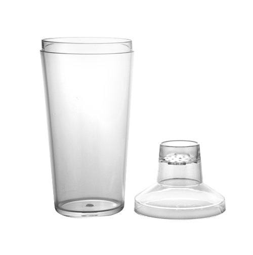 3-Piece Cocktail Shaker - Plastic - 16 Ounce