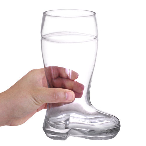 BarConic® 26 oz Glass Beer Boot - Das Boot - Beer Glass