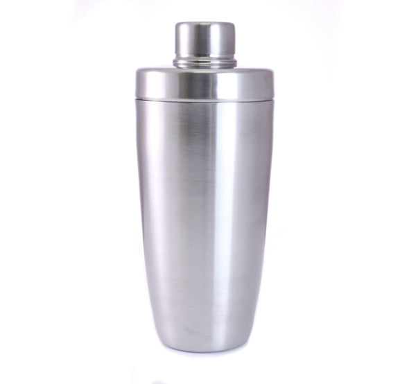 3 Piece Stainless Steel Flat Top Cocktail Shakers