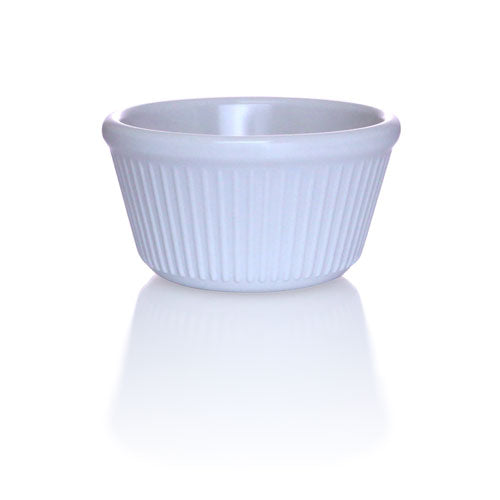 3 oz. Fluted Melamine Ramekin - 12/pack