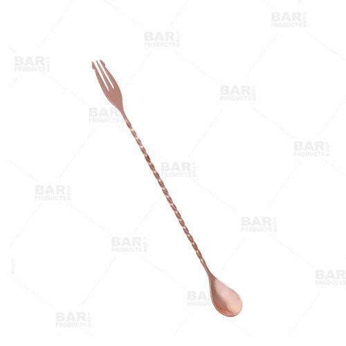 BarConic® Copper Trident Bar Spoons - Several Lengths Available