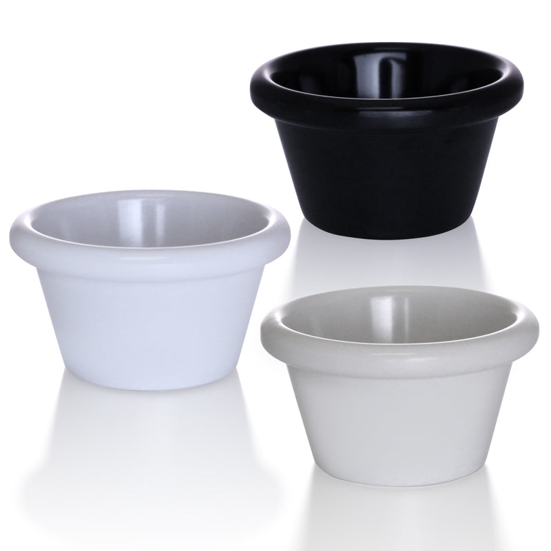 3 oz. Smooth Melamine Ramekin - 12/pack