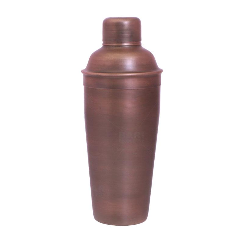 BarConic® 3 Piece Cocktail Shaker Deluxe – Antique Finish 24oz.