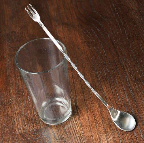 Bar Spoon - with Fork Tip - 11.25