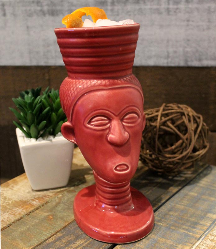 BarConic® Tiki Drinkware - Polynesian Queen - Rose