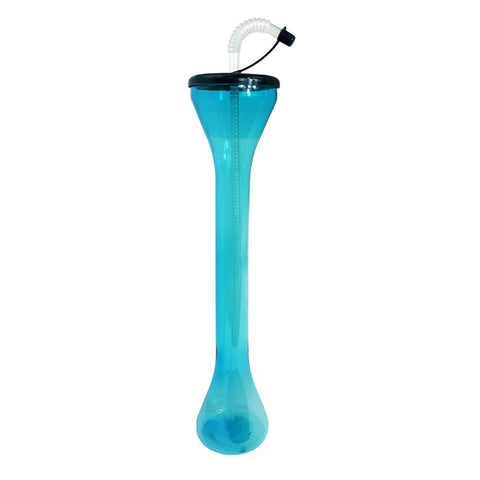 18 oz. Plastic Twisted Party Yard Cup - Blue