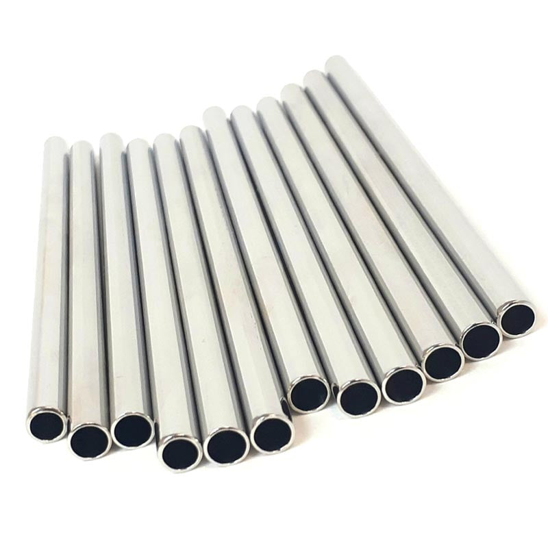 BarConic® Short Stainless Steel Straws - 12 pack