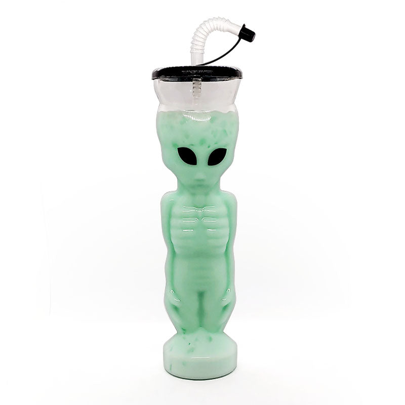 BarConic® Alien Party Yard Cup with Lid and Straw - 27 oz.