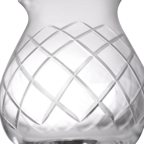 BarConic® Stemmed Diamond Pattern Mixing Glass - 1301ml (44oz.)