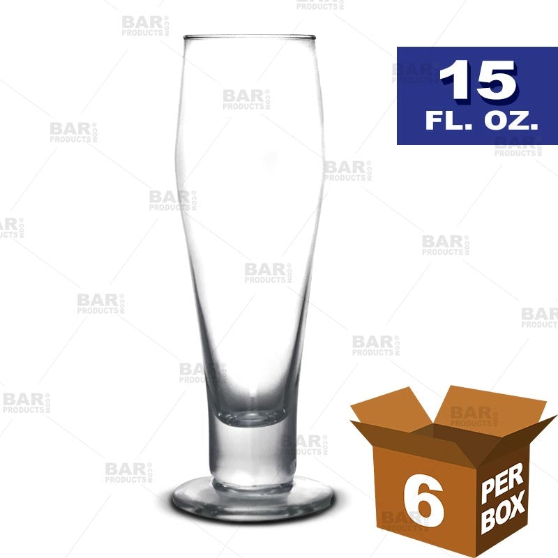 BarConic® Footed Ale Glass - 15 oz [Box of 6]