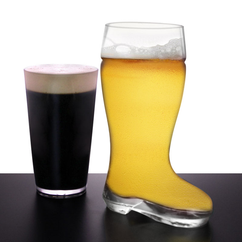 BarConic® 26 oz Glass Beer Boot - Das Boot - Beer Glass