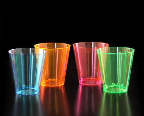 BarConic® 2 oz Neon Shot Cups - Assorted