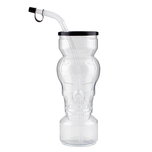 BarConic® Party Yard Cup - Clear with Lid & Straw - 24 oz - CASE