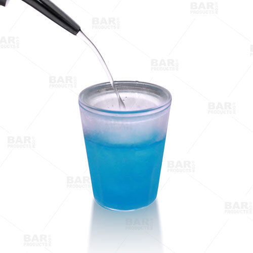 BarConic® 1.5 oz Plastic Shot Glass with Double Wall - Blue