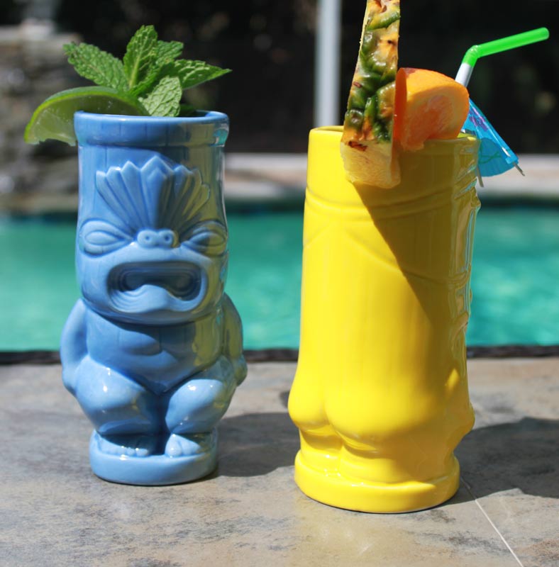 BarConic® 12 oz Tiki Drinkware – Yellow