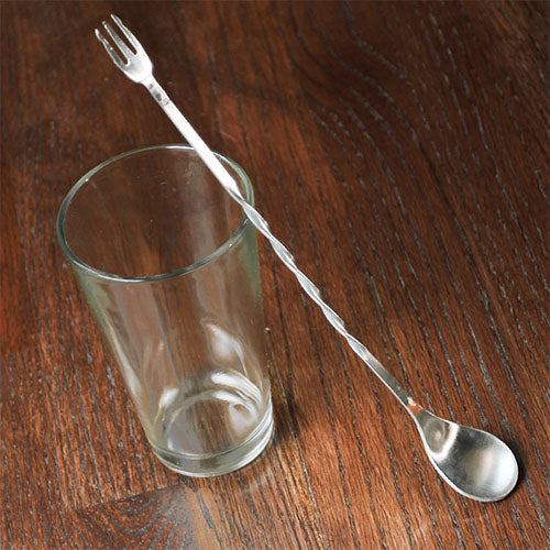 Bar Spoon w/ Fork Tip - 11.25