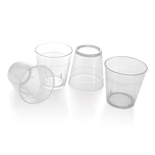 BarConic® 1.5oz Clear Plastic Shot Glasses