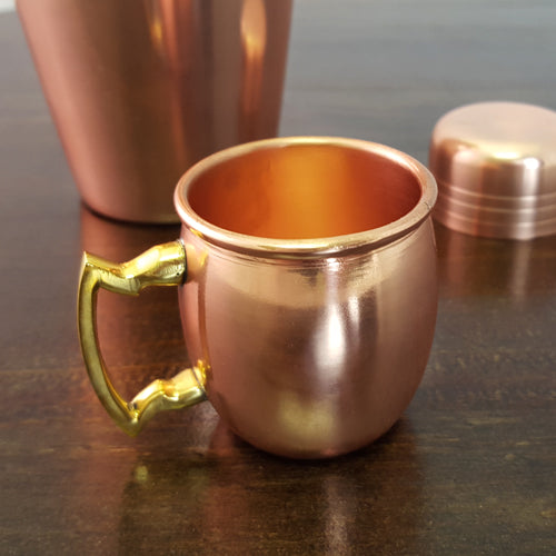 BarConic® Moscow Mule Mini Mug – Copper Plated 2oz.