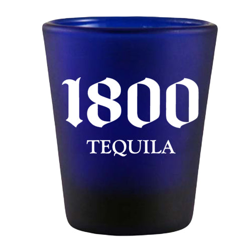 1.75oz Custom BarConic® Dark Blue Frosted Shot Glass