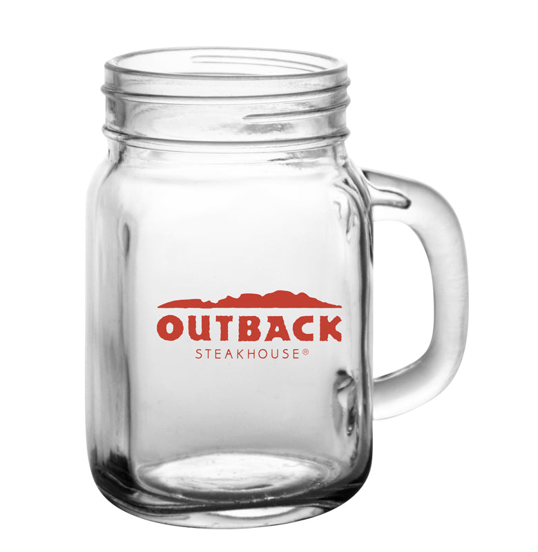 12 oz Custom BarConic® Mason Jar with Handle