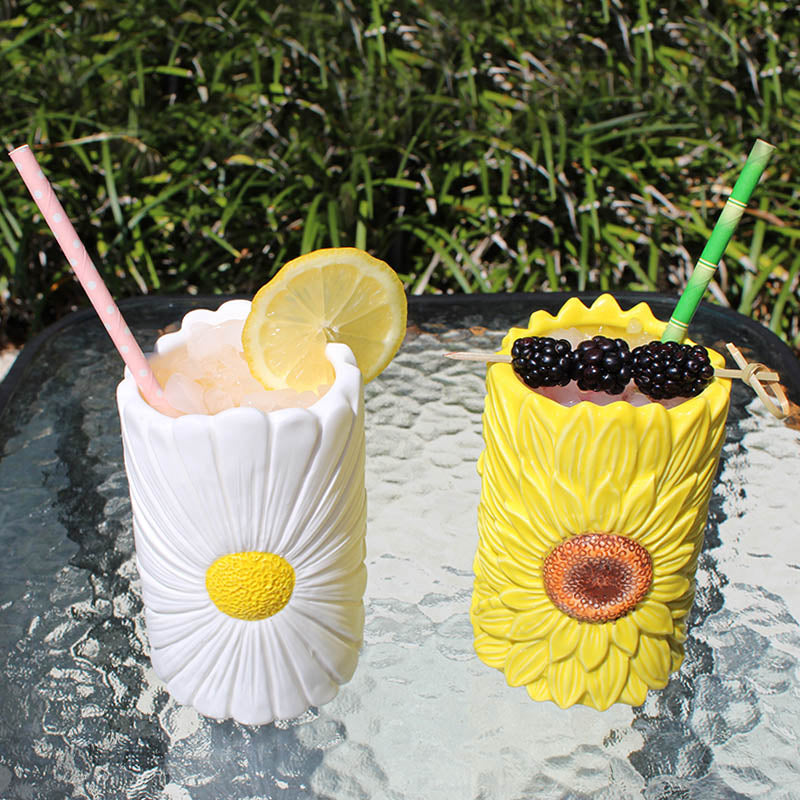 BarConic® Tiki Drinkware - Sunflower - 12 oz.