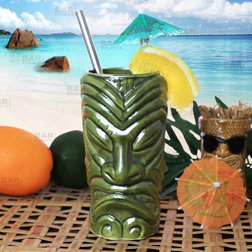 BarConic® Tiki Drinkware - Warrior - 12 oz [Box of 4]