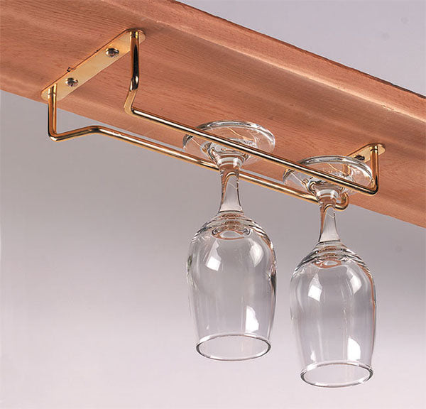 BarConic® Glass Hanger Rack - Metal (Finish and Size Options)