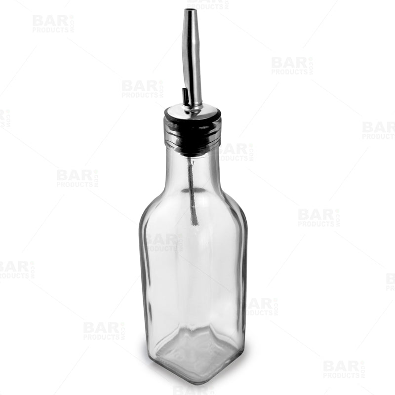 BarConic® Antique Glass Bottle - Oil - Vinegar - Mixer - 6oz