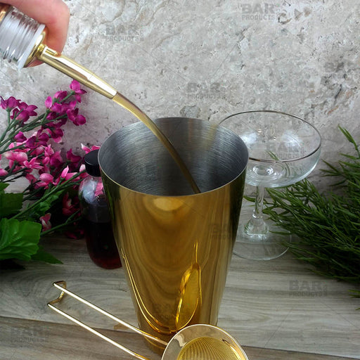 BarProducts.com Olea Ice Scoop - Gold Plated